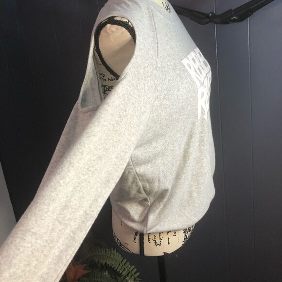 Forever 21 Rebel Rebel cold shoulder sweatshirt - Picture 6 of 9